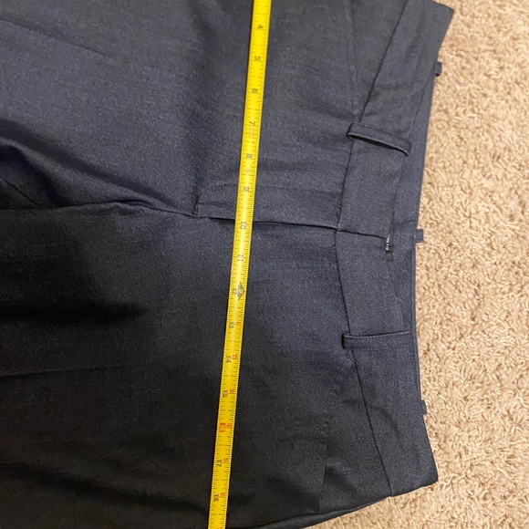 Worthington Women's Modern Fit Blue Denim Trouser Pants In Size 8 - Picture 14 of 15